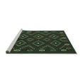 thumbnail image 2 of Ahgly Company Machine Washable Indoor Round Southwestern Turquoise Blue Country Area Rugs, 7' Round, 2 of 4