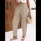 thumbnail image 4 of Pantalones de con Cordón Ajustable para Mujer, Pantalones de Playa de Verano con Cintura Elástica. Caqui L, 4 of 10