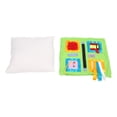 thumbnail image 3 of Almohada De Actividad Sensorial De Poliéster Para Aliviar La Ansiedad, Desarrollo De Habilidades Motoras, Almohada Para La Demencia, Cómoda Para Personas Mayores Con Alzheimer, 3 of 5