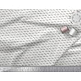 thumbnail image 3 of Soimoi White polyester Crepe Fabric Mustache Face Print Fabric by The Yard 42 Inch Wide, 3 of 3