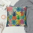 thumbnail image 2 of Fenyluxe Decorative Throw Pillow Covers Pineapple Pillow Cases Cushion Cover Pillowcase for Couch Bed Sofa Patio Car 24x24in, 2 of 5