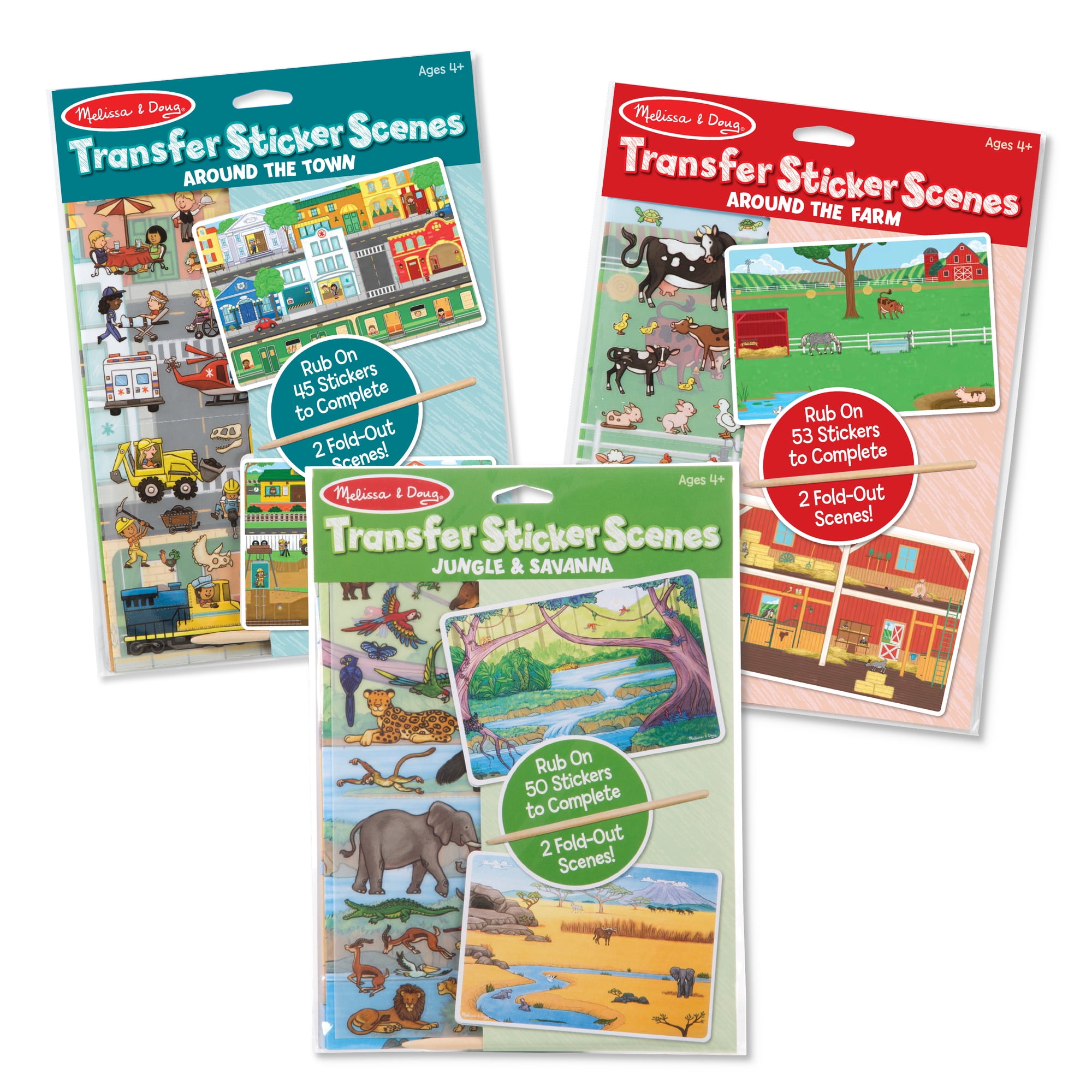 melissa and doug transfer sticker scenes