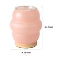 thumbnail image 7 of Mainstays Sculpted Glass Electric Plug-in Wax Melt Warmer, Scent Warmer, Pink Blush, 7 of 7