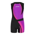 thumbnail image 5 of Nyeemya Kids Boys Workout Gymnastics Leotard and Shorts 2 Piece Sports Outfit for Beach Swimming Purple Hot Pink 8, 5 of 7