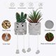 thumbnail image 2 of 2PCS Succulent Artificial Plants, Fake Plants for Bathroom Decor, Mini Plant Home Decor, Cute Faux Plants for Women, Fake Plant Office Decor, Window S, 2 of 4