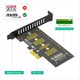 thumbnail image 3 of Adaptador de SSD NVMe M.2 NGFF A PCI-e 3.0 1X, 3 of 5