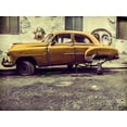 thumbnail image 2 of Yosifov, Svetlin 18x15 Black Ornate Wood Framed with Double Matting Museum Art Print Titled - Old car/cat, 2 of 4