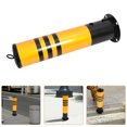 thumbnail image 1 of Minkissy 1Set Yellow Steel Parking Barrier Gate 55Cm High For Effective Traffic Control In Garages, 1 of 8
