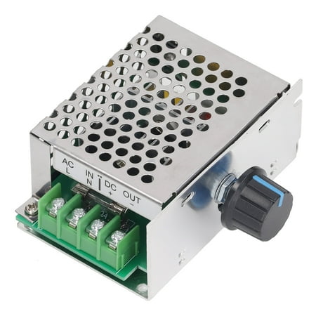 

DC Motor Speed Regulator 10A Switch Brush Motor Speed Controller AC220V Input DC10210V Output