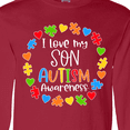 thumbnail image 4 of Inktastic I Love my Son Autism Awareness Long Sleeve T-Shirt, 4 of 5