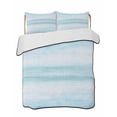 thumbnail image 2 of Gradient Aqua Blue Queen Size Down Alternative Comforter,Lightweight Comforter Quilt Bedding Set with Pillow Shams Modern Rustic Minimalist Pastel Solid All Seasons Bed Comforter Duvet Insert 90"x96", 2 of 7