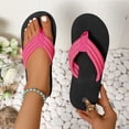 thumbnail image 2 of ibiyuan Orthopedic Flip Flops Women Thong Sandals for Women Wide Non- Woven Sole Slippers for Women Indoor and Outdoor Flexible Shower Shoes Women Non, 2 of 9