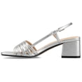 thumbnail image 2 of Journee Womens Shayana Multi Strap Sling Back Dress Sandals, Widths Available, 2 of 9
