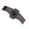 thumbnail image 1 of Watchband Buckle Clasp, Double Button Rustproof Watch Deployment Clasp Standard Size Stainless Steel Black  For Wristwatch Repair, 1 of 8