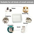 thumbnail image 5 of 2 uds cuenco de comida de cerámica para mascotas y alimentador de plato de agua para conejillo de indias erizo ardilla animales pequeños MFZFUKR BST3011041-2, 5 of 5