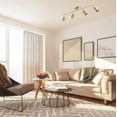 thumbnail image 3 of Globe Electric 4-Light Matte Brass Track Lighting, 3 of 5