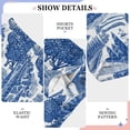 thumbnail image 6 of FORMRS Kids Pajama Pants with Pockets Size 11-12Y Boys Lounge Sleep Bottoms, Blue Garden Pattern, 6 of 8