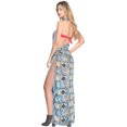 thumbnail image 4 of HAPPY BAY Women's Bikini Sarong Swimwear Swim Cover up Skirt Bathing suit Summer Wraps Swimsuit Beach Wrap Coverups for Women Beachwear One Size Blue_I733, 4 of 5