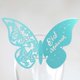 thumbnail image 4 of 100 Uds. Para tarjetas de lugar de papel con nombre de número de mariposa, copa de vino, tarjeta Eid Mubar, 4 of 5