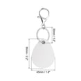 thumbnail image 2 of Unique Bargains Leather Key Fob, 4 Pack PU Leather Key Fobs Key Chain Holder for ID Key Cards, White, 2 of 6