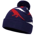 thumbnail image 5 of Children Winter Hats Winter Hat Scarf & Gloves Set Knit Hat 2 8 Year Olds Kids Knitted Beanie for Baby Boys,2-8 Years,A93-Navy, 5 of 9