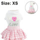 thumbnail image 2 of Vestido de princesa a cuadros con capas para perro pequeño, gato, cachorro, traje de verano para boda, fiesta de cumpleaños, 2 of 5