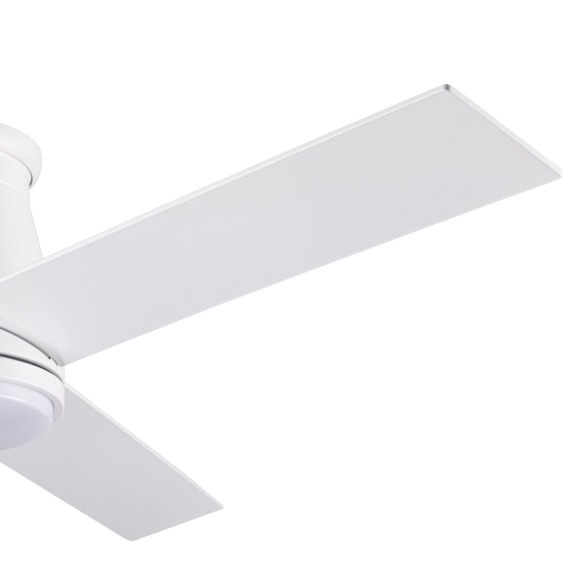 Wellspeed 48 in. Indoor Matte White Low Profile Ceiling Fan with 3 Blades and DC Motor