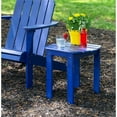 thumbnail image 5 of Riverbay Furniture Transitional Adirondack Wood Outdoor End Table in Blue, 5 of 6