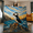 Quilt Blanket, variant on E-Macom LLC Coastal Puffin Quilt Bed Set, Stained Glass Ocean Bird Bedding with Matching Pillowcases (55x60")
