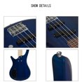 thumbnail image 3 of VONKY Electric Bass Exquisite Guitar Solid Wood Fingerboard Stringed Guitars Pickup Musical Instrument Music Accessories As Shown, 3 of 6