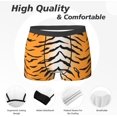 thumbnail image 2 of SEVEBJ Tiger Skin Pattern Mans Boxer Briefs Knickers Elastic Underpants Breathable Panties, 2 of 6