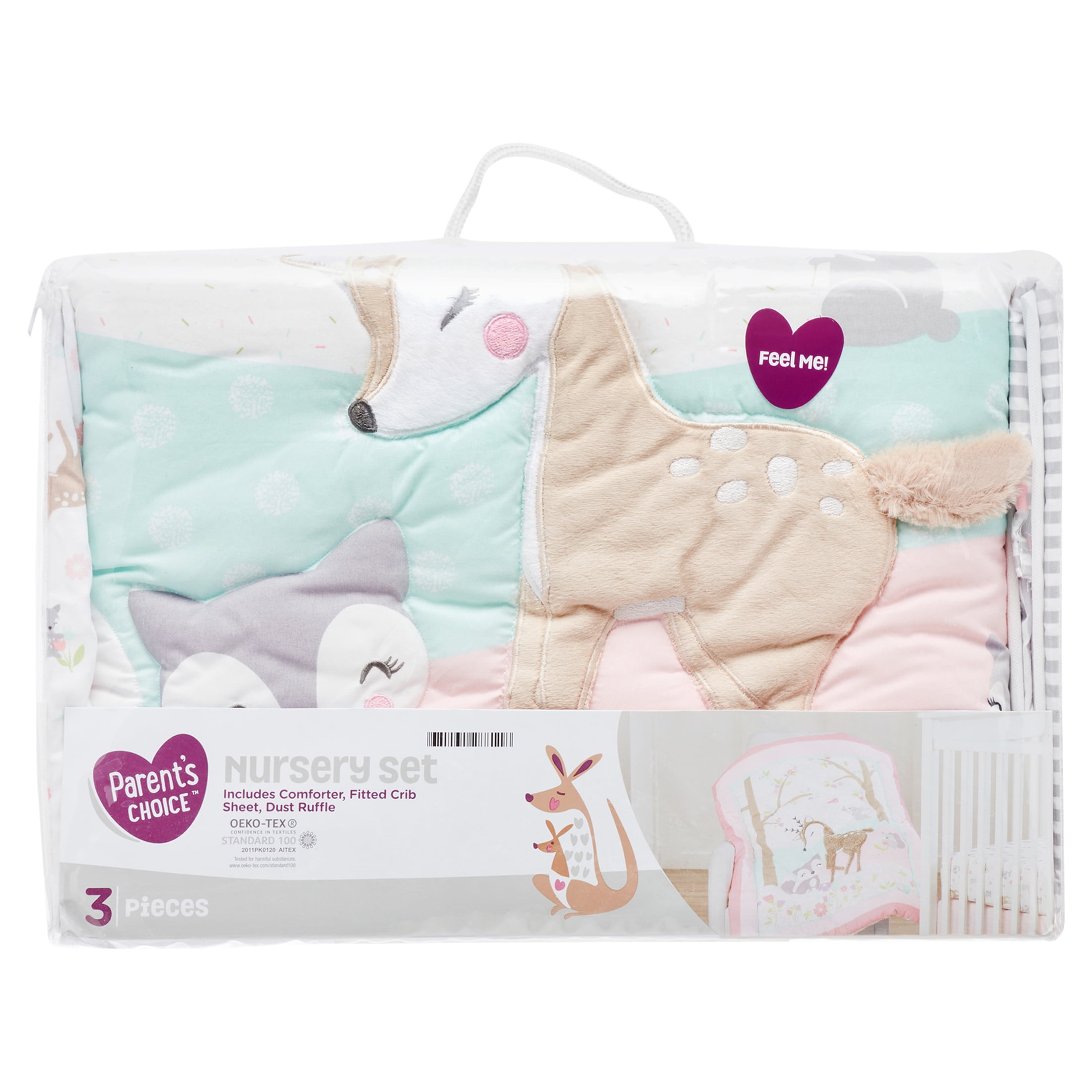 Fitted Sheet and Dust Ruffle Parents Choice Twinkle Twinkle Little Star Baby Nursery Set Includes Comforter