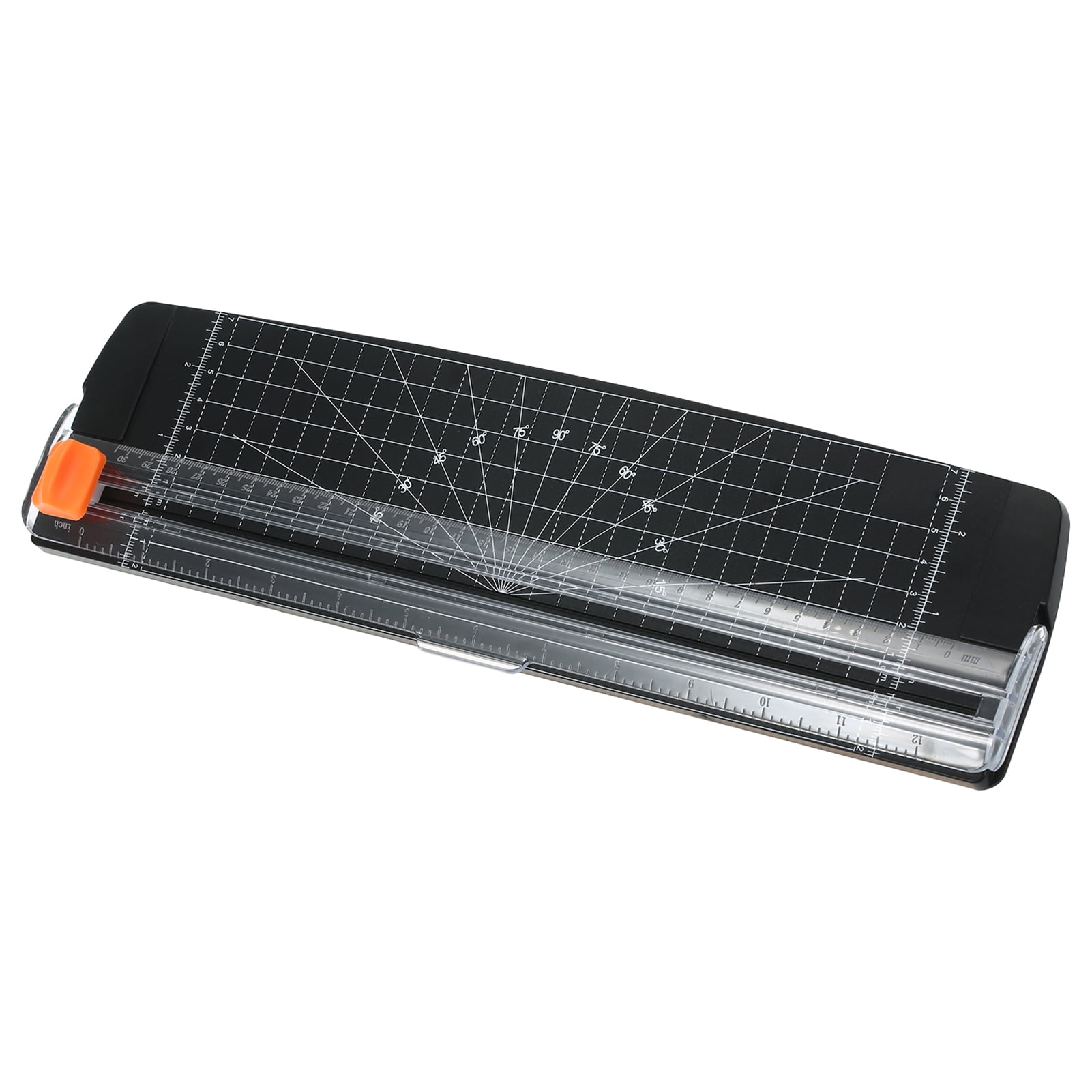 Paper Trimmer, Rotary Paper Cutter, 12" Cut Length, 36 Sheet Capacity, Heavy Duty Series (DC-210N