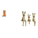 thumbnail image 1 of Estatua de la Isla de Pascua,Estatua de la Isla de Pascua,cabeza de moai,decoración,Escultura de figura,Estatua sentada Figura Escultura Adorno,Estatuas de conejos en miniatura para, 1 of 8