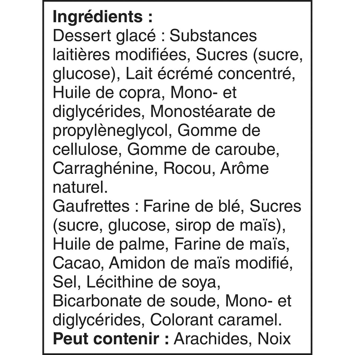 Disney Mickey Mouse Frozen Dessert Sandwiches 4 x 120 ml