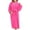Hot Pink #1, variant on Robe, Unisex Regular Winter Warm Homewear Flannel Robe Bathrobe Long Pajamas Plush Robe Leisure Dark Blue #1 M