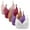 Wine, variant on Fatuov Wireless Bras for Women Plus Size Seamless Full Coverage Breathable T-Shirt Bras for Everyday Wear Push Up Bralette, 5-Pack, Beige, 40B