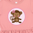 thumbnail image 4 of Inktastic Monkey Girl Girls Toddler Dress, 4 of 5