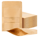thumbnail image 1 of 200 Bolsas Stand Up Pouch Kraft Con Ventana Para 100g Xtellar cafe, 1 of 4