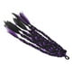 thumbnail image 4 of Extensión de cola de caballo trenzada, extensión de cola de caballo trenzada de boxeo larga y suave para mujeres y niños, uso diario, color negro y morado, 4 of 12