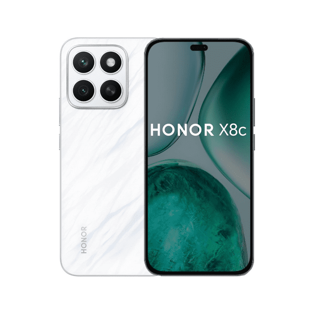 Teléfono Inteligente HONOR X8c 8+512GB 6,7 ''AMOLED 120Hz pantalla 5000mAh batería 108MP cámara principal 35W SuperCharge,Blanco