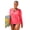 Coral Reef, variant on Women's Chlorine Resistant Quick-Dry 1/4 Zip Front Long Sleeve Swim Rash Guard