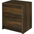 thumbnail image 3 of JERFIT Modern Nightstand with Charging Station, 2-Drawer USB Bedside Table with Motion Sensor LED Lights, Dark Green Engineered Wood Storage Cabinet for Bedroom, 3 of 10