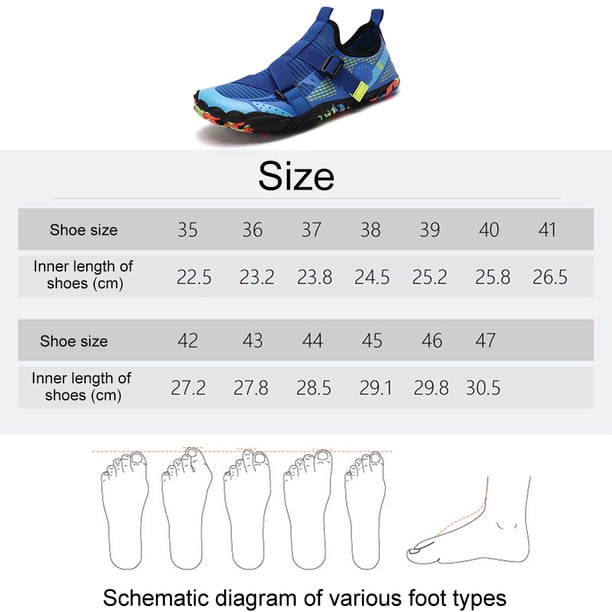 Zapatos De Agua Para Nadar Aqua Shoes Zapatillas de buceo transpirables Zapatos de agua resistentes al desgaste para senderismo en el lago Sywqhk Para Estrenar