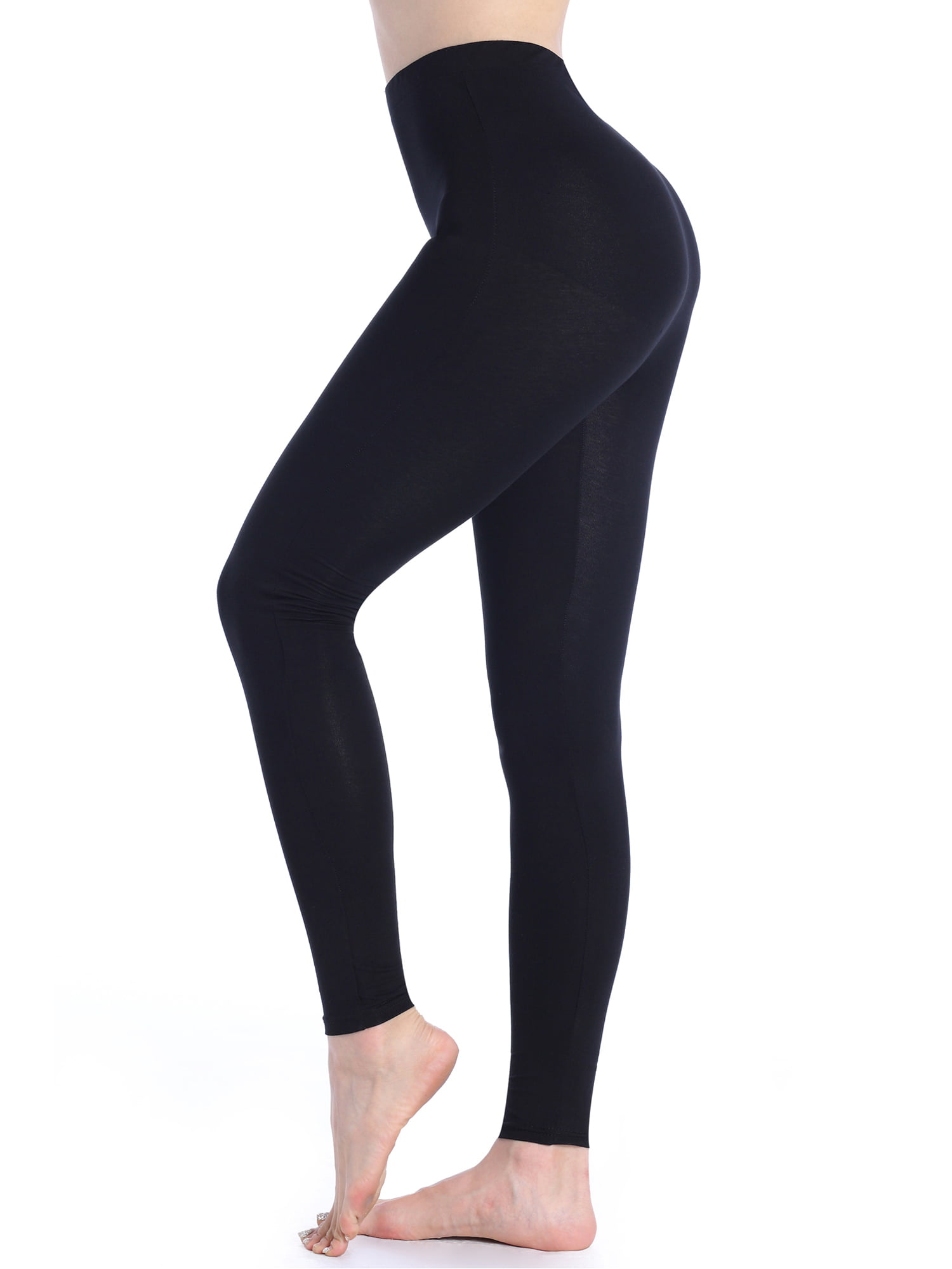 SAYFUT Women's High Waist Stretch Yoga Pants Soild Tight Leggings ...