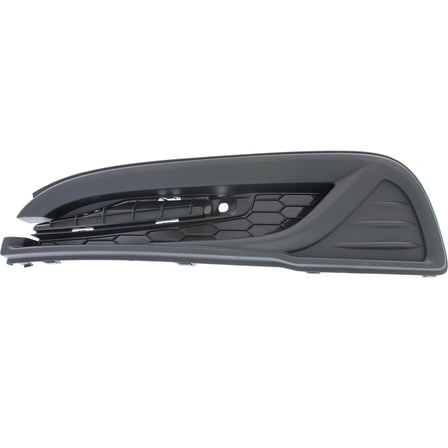 Fog Light Cover Compatible with 2013-2015 Honda Civic Left Driver Textured Black