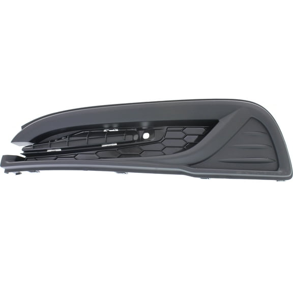 Fog Light Cover Compatible with 2013-2015 Honda Civic Left Driver Textured Black