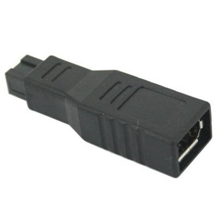 Firewire Car Power Adapter - HDE 1394 FireWire 400 (6-pin) to 800 (9-Pin) F/M Adapter Data Transfer For Mac PC