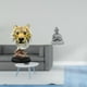 thumbnail image 2 of Figura de Buda con cabeza de tigre, mono, animal, artesanía, estatua moderna para entrada, sala de estar, estantería, mesa, pasillo, hotel, patio, pat, 2 of 8