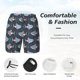 thumbnail image 3 of Fotbe Shark Wearing Swim Ring Traje de Baño para Hombre – Shorts de Natación de Secado Rápido con Forro y Bolsillos-X-Large, 3 of 6